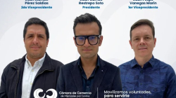 Cambio en Junta Directiva de la Cámara de Comercio de Manizales por Caldas: nuevo presidente y vicepresidentes