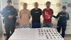 Desmantelan banda de estupefacientes en Honda, proveniente de Caldas: tres hombres en prisión por microtráfico
