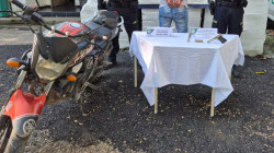 En vía Manizales-Medellín lo detuvieron armado y con moto con placa alterada