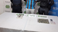 A Chucho lo aprehendieron en barrio de Manizales con un arma y marihuana