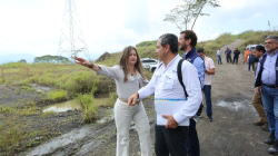 Arrancar obras en septiembre, nueva promesa de Aerocafé: ministra de Transporte visitó los terraplenes