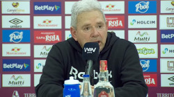 “El médico de nosotros no pidió camilla”, técnico del Once Caldas sobre la jugada del 2-1 contra Tolima