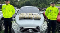 Hallaron un carro abandonado con 7 libras de marihuana, en el Eje Cafetero
