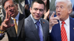 Petro dice que Trump aceptó mediar para recomponer su relación con Daniel Noboa, presidente de Ecuador