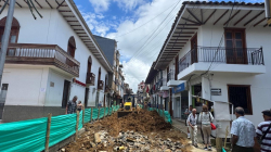 Así se ven las obras viales en el Centro Histórico: la Abuela de Caldas moderniza su corazón comercial