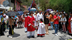 Oriente de Caldas: procesión de Semana Santa empezó con una bendición y cerró con eucaristía en este municipio