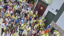 En municipio del norte de Caldas dieron inicio a la Semana Santa con el Domingo de Ramos