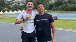 Pablo Felipe sacó la cara por Caldas en el Nacional Interclubes de Patinaje de Carreras en Manizales