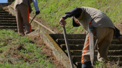 Buena Esa: internos del Inpec contribuyen al embellecimiento de un Coliseo en norte de Caldas