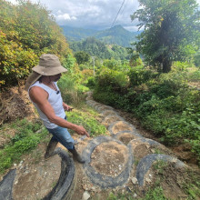 En la vereda Tejares piden arreglar el camino que ha sufrido socavación por las aguas lluvias