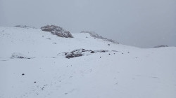 Increíble nevada este jueves en el Nevado del Ruiz entre la vía Manizales - Murillo, vea las fotos