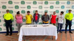 Capturan a seis presuntos integrantes de red de narcomenudeo en Pereira: actuaban en parques del centro