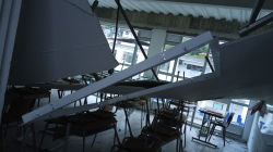 Un techo colapsó en un salón el día de elecciones: no hubo heridos, reubican a 120 estudiantes en Manizales