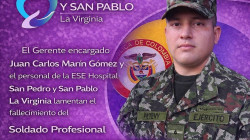 En Risaralda lamentan muerte de soldado en accidente aéreo: su hermana trabaja como enfermera en La Virginia 