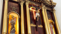 Caldas: restauran el retablo de más de 100 años de historia, belleza en el interior de un templo