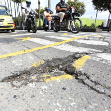 Hueco en el Cable genera riesgo