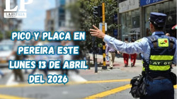 Pico y placa en Pereira (Risaralda) este lunes 13 de abril del 2026