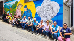 Municipio de Caldas conmemoró con mural el Día de las Víctimas del conflicto