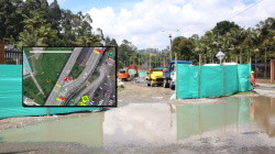 Manizales: construyen la segunda calzada de una avenida y una ciclobanda, aplazan obras para nueva glorieta