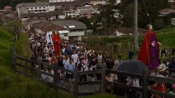 Estas son las imágenes que dejó el Viacrucis en la zona rural de un municipio del Norte de Caldas: ¿dónde?
