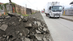 Avance de obras en la vía entre Manizales y zona turística de termales en Caldas, en el 73%: hay pare y siga