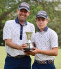 Santiago y Samuel ganaron el Campeonato Nacional de Padres e Hijos en Golf
