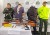 En Belén de Umbría capturan a dos hombres dedicados a la comercialización armamento 