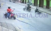 Video: un niño ciclista termina herido tras accidente con motociclista que huyó del lugar